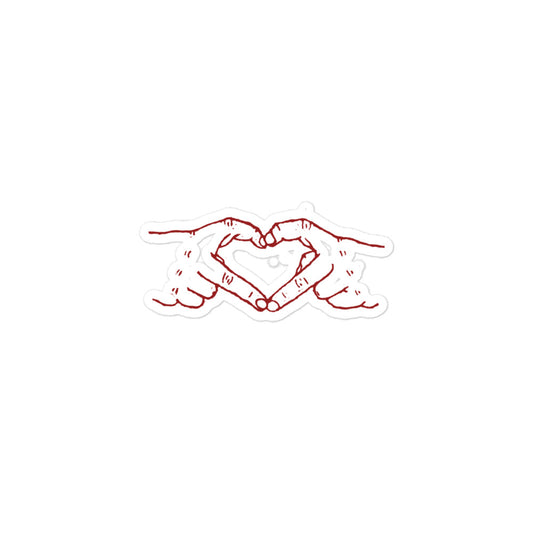 Heart Hands Sticker