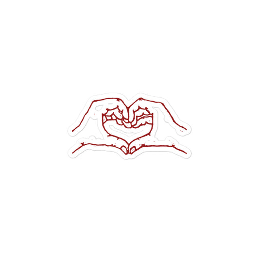 Heart Hands Sticker