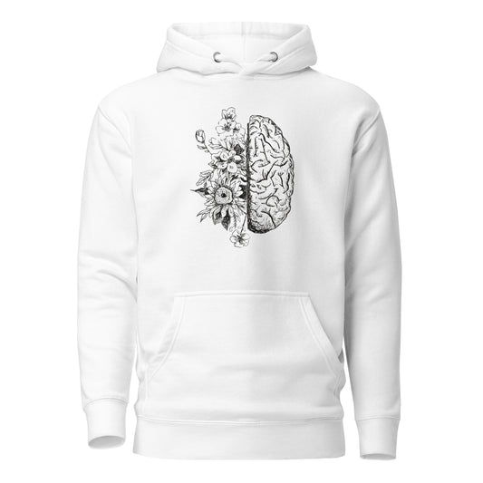 Brain with Flowers Unisex Hoodie *Canada